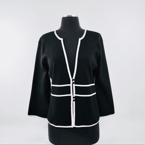 🎉White House Black Market} Black cardigan.